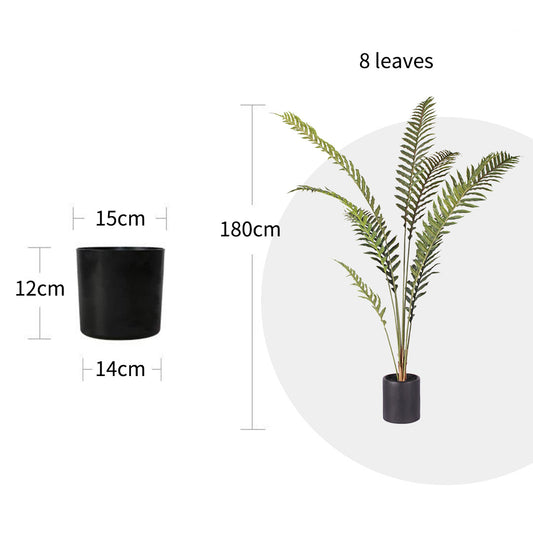 Artificial Hare's Foot Fern Tree 180cm