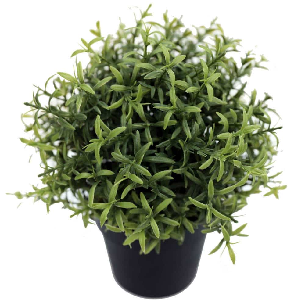 Small Potted Artificial Rosemary Herb Plant UV Resistant 20cm - Image 3
