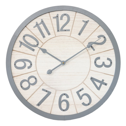 Large Scandi w Grey Clock 60cm - Image 2