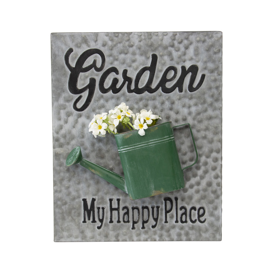 Garden Happy Place Wall Art 39x48cm - Image 2