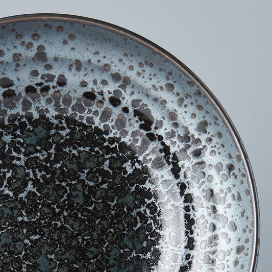 Serving Bowl Flat Base 28cm Black Pearl Glaze - Image 2