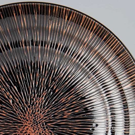 Serving Bowl 28.5cm Bronze Converging Glaze - Image 2