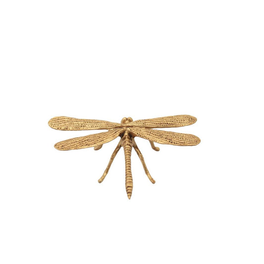 Dragonfly Sculpture Gold 11cm