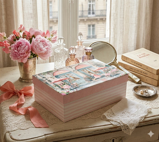 Bulk 2 Pink Parisian Gift Box Set 18 43x34x16cm