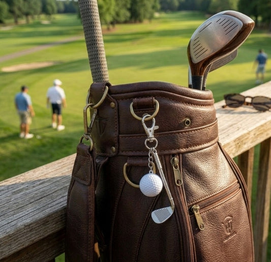 Bulk 24 Metal set2 Golf Keyring 4 Asst