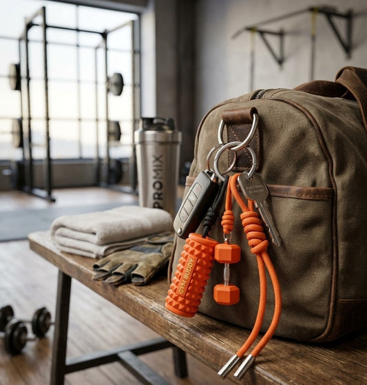 Bulk 24 set3 Fitness Keychain 6 Asst