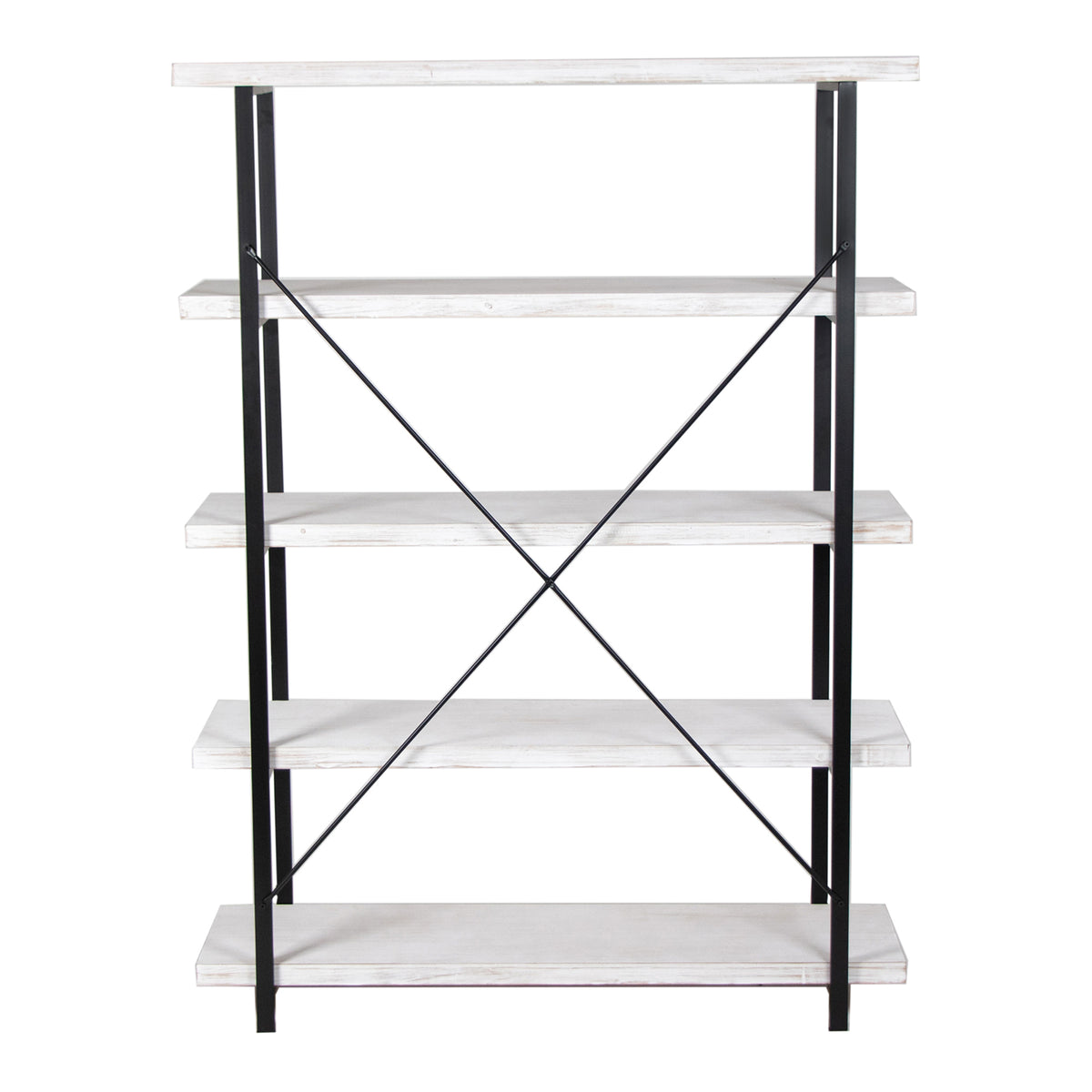 Hamptons Style 5 Tier Shelf Unit 162cm - Image 2