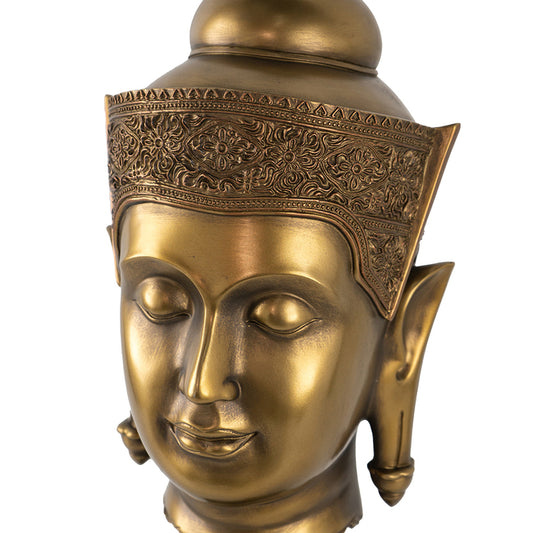 Buddha Statue Head On Stand 60cm - Image 2
