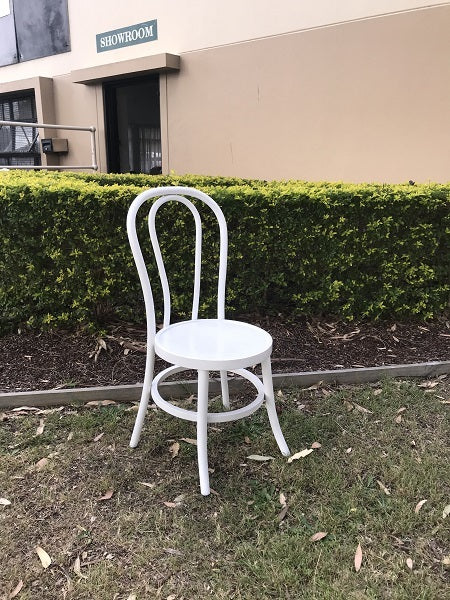 Bentwood Dining Chair White Stackable 93cm - Image 2