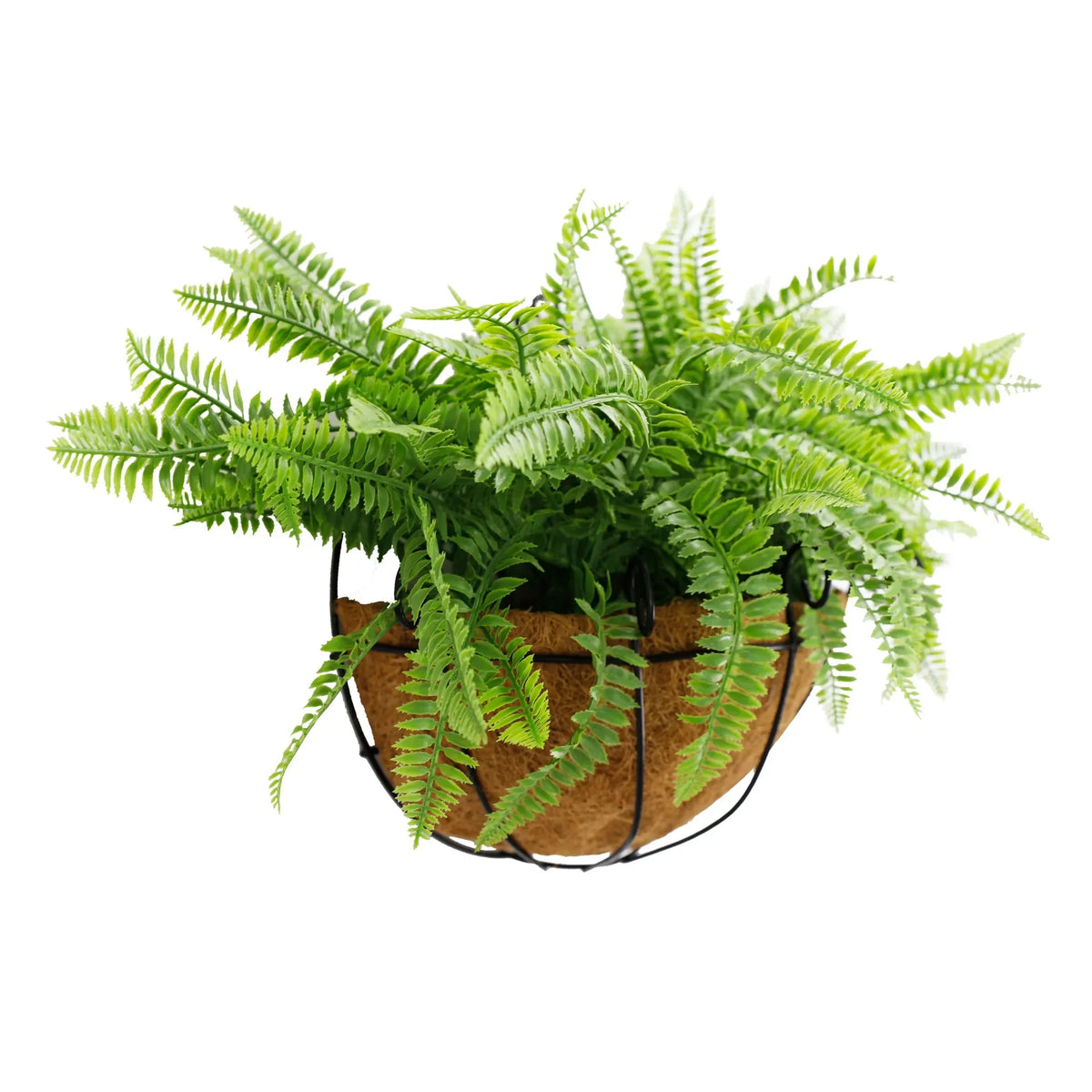 Artificial Hanging Fern Basket 30cm x 40cm Long UV Resistant - Image 4