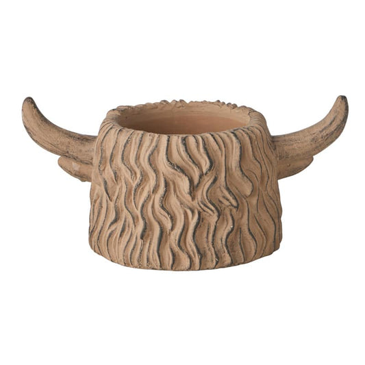 Hamish Highland Cow Planter Large 23.5 x 15.5 x 11 cm