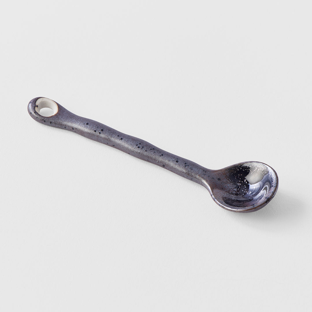 Spoon 12cm Black Speckle