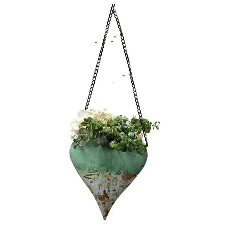 Natures Art Summer Garden Hanging Heart Planter 62cm - Image 3