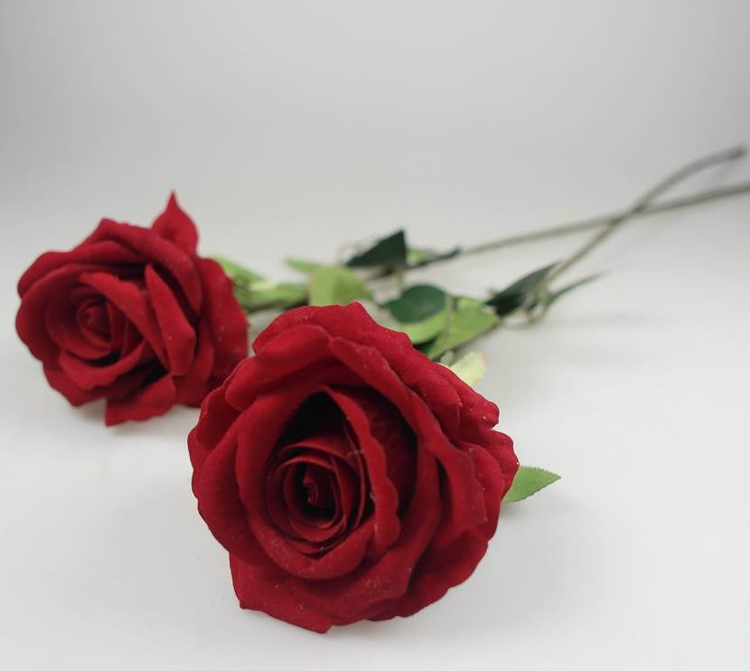 bulk 48 Articial Single Stem Rose 62cm