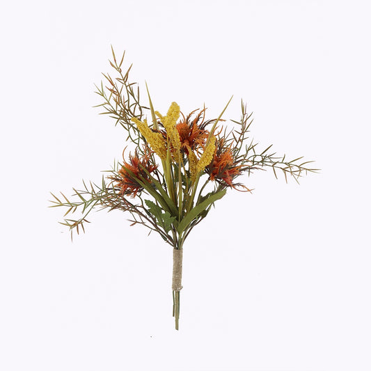 Botanica Artificial Mixed Flower Bunch Copper 40cm - Image 2
