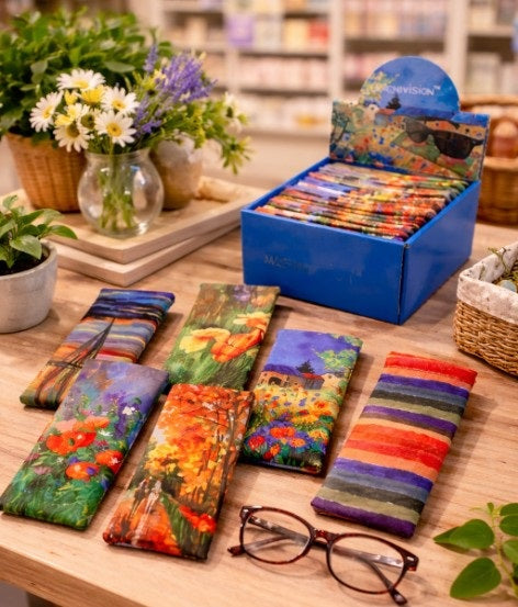 Bulk 24 Reading Glasses Pouch 6 Asst Designs