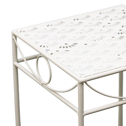 Set 3 Nested Riviera Square Tables / Potplant Stands 70cm, 60cm, 50cm - Image 2