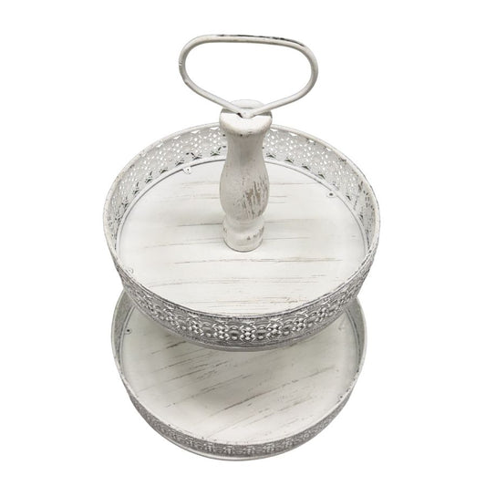 Mia 2 Tier Serving Tray 47cm
