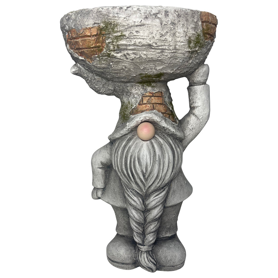 Man Gnome Planter w/ Light up nose option 17x32cm