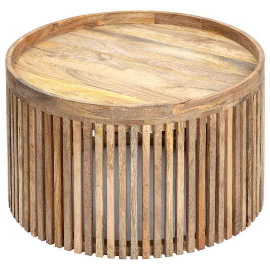 Tropea Mango Wood Coffee Table 75cm - Image 2