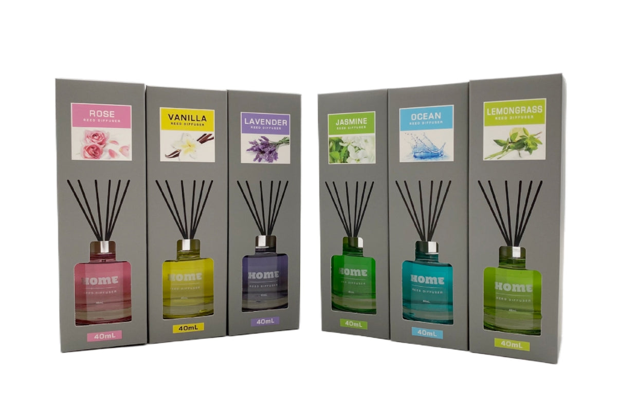 bulk 24 Colour Bottle Reed Diffuser 6 40ml
