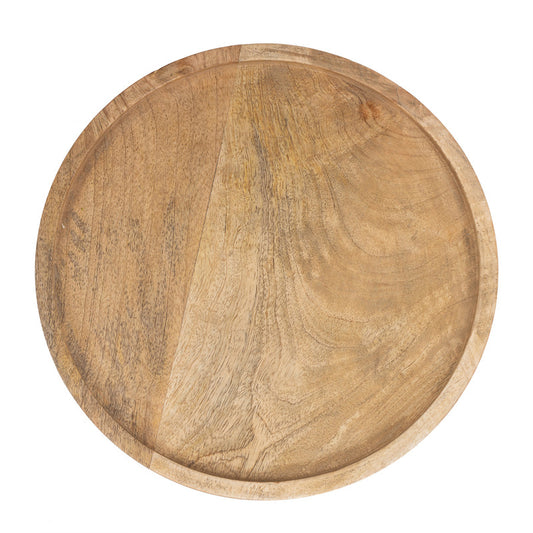 Handcrafted Mango Wood Classic Footed Cake Stand 30cm - Image 2