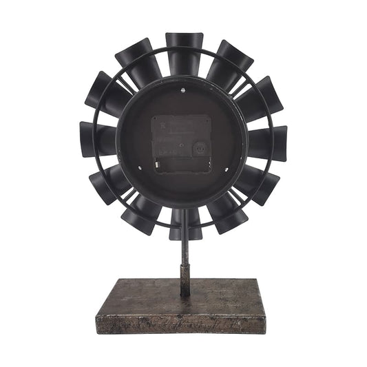 Windmill Table Clock on Base 20x28cm - Image 2