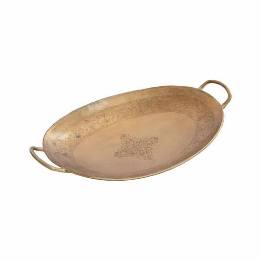 Oval Tray w Handles 45cm - Image 2