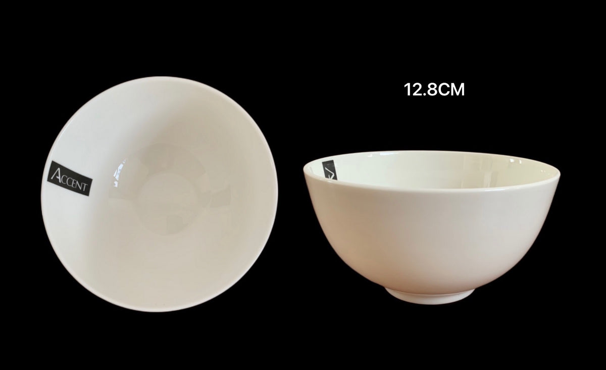 bulk 24 White Bone China Bowl 13cm