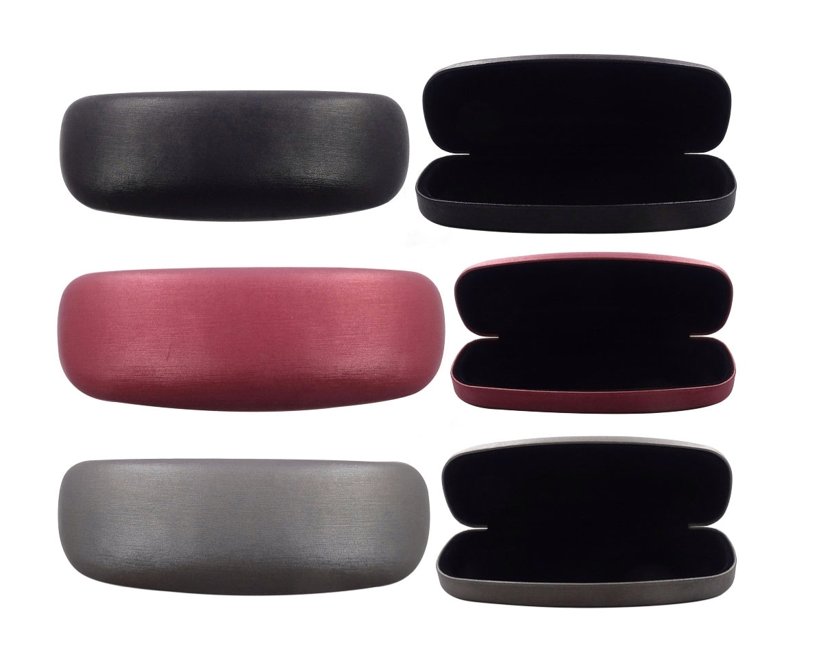 Bulk 24 Hard Optical Glasses Case 4 Asst