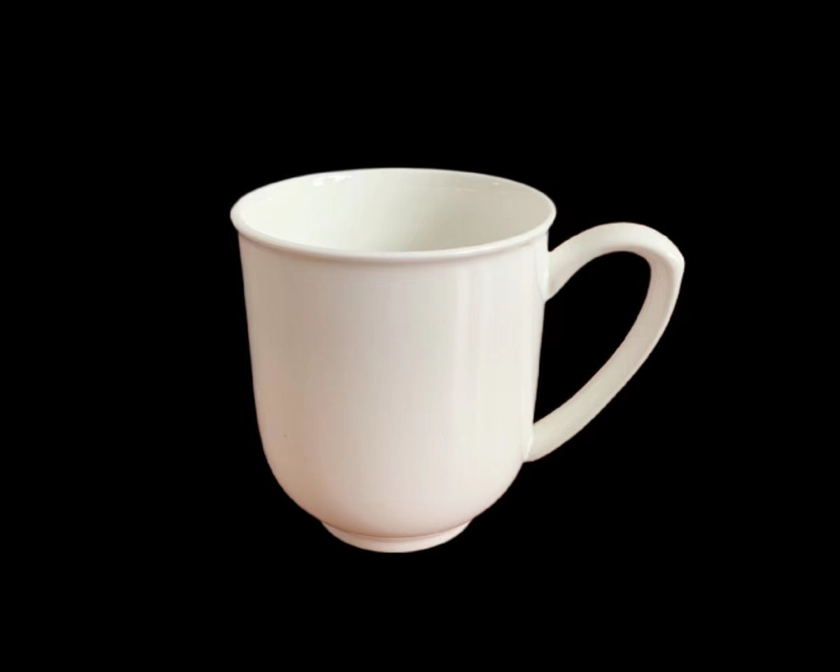 bulk 36 White Fine Bone China Mug 360ml