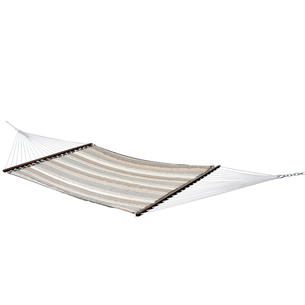 Vivere Sunbrella Quilted Spreader Bar Hammock (Double) - Dove