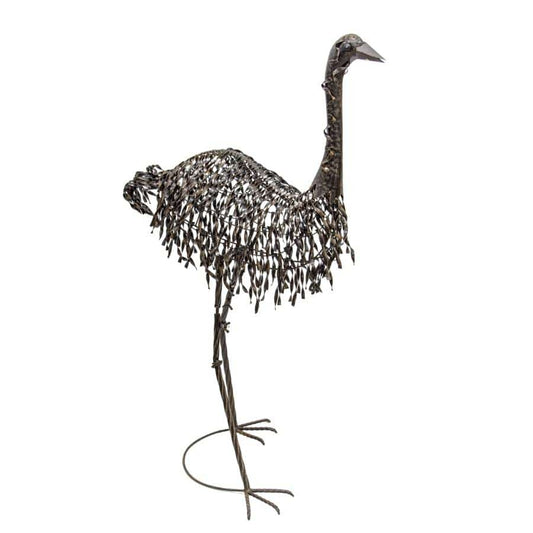 Metal Mrs Emu Garden Statue 55x92cm - Image 2