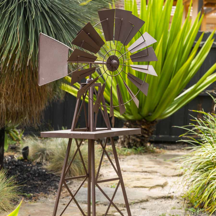 Large Rust Windmill 118cm - Image 5
