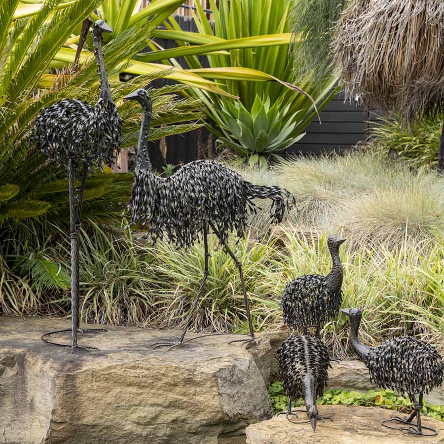 Tall Metal Mr Emu Garden Statue 58x120cm - Image 5