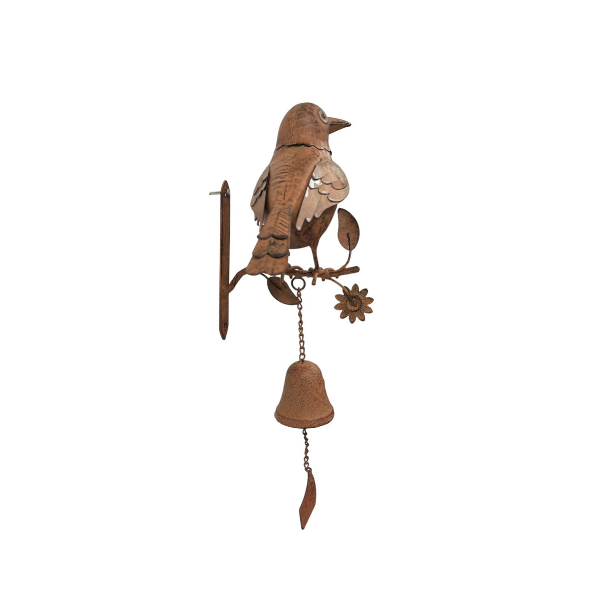 Door Post Bell w Bird 41cm - Image 5