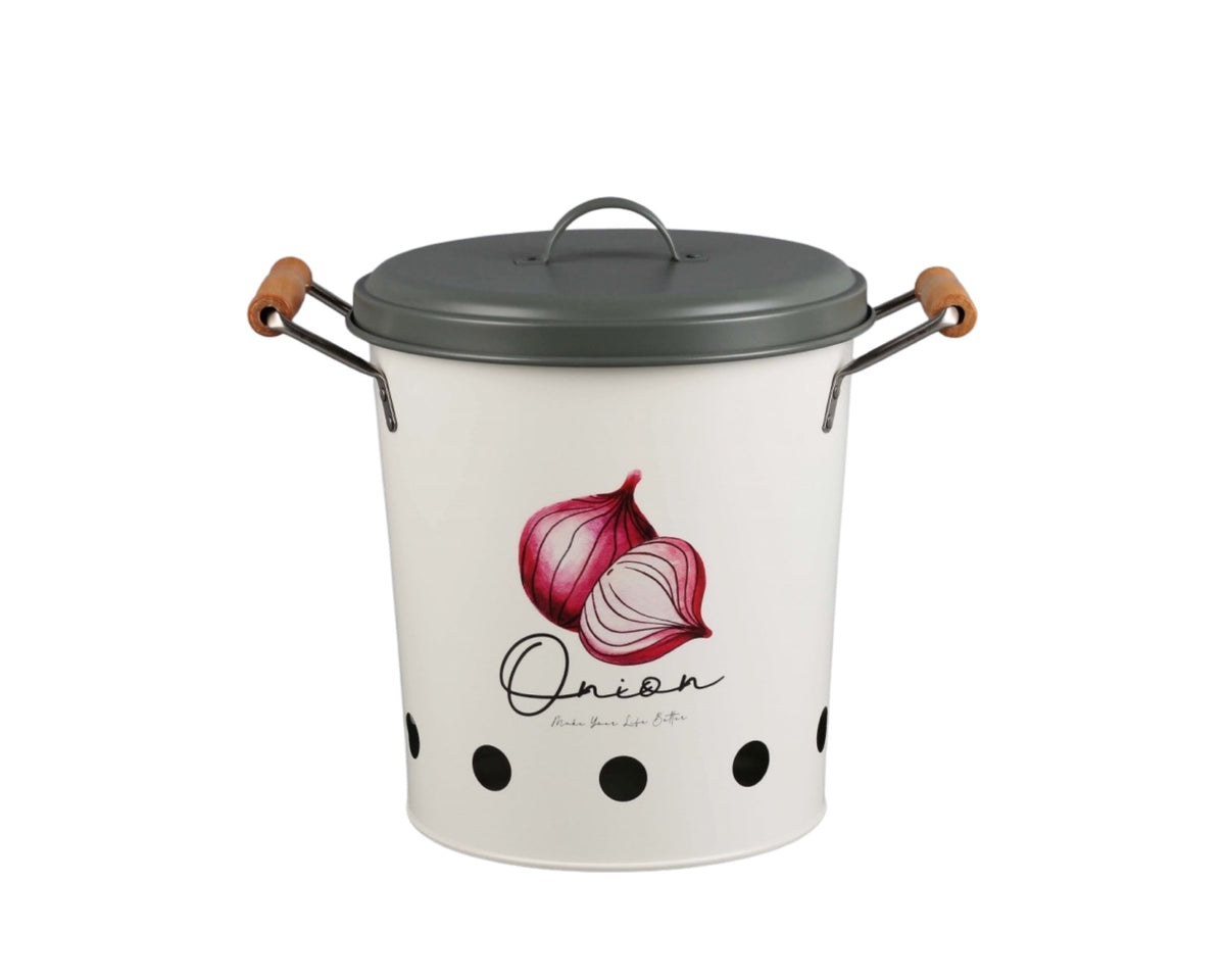 bulk 6 Metal Storage Bucket w/ Handle 30cm