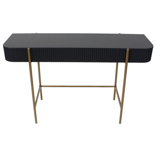 Eclipse Ribbed Console Table 120x73cm - Image 2