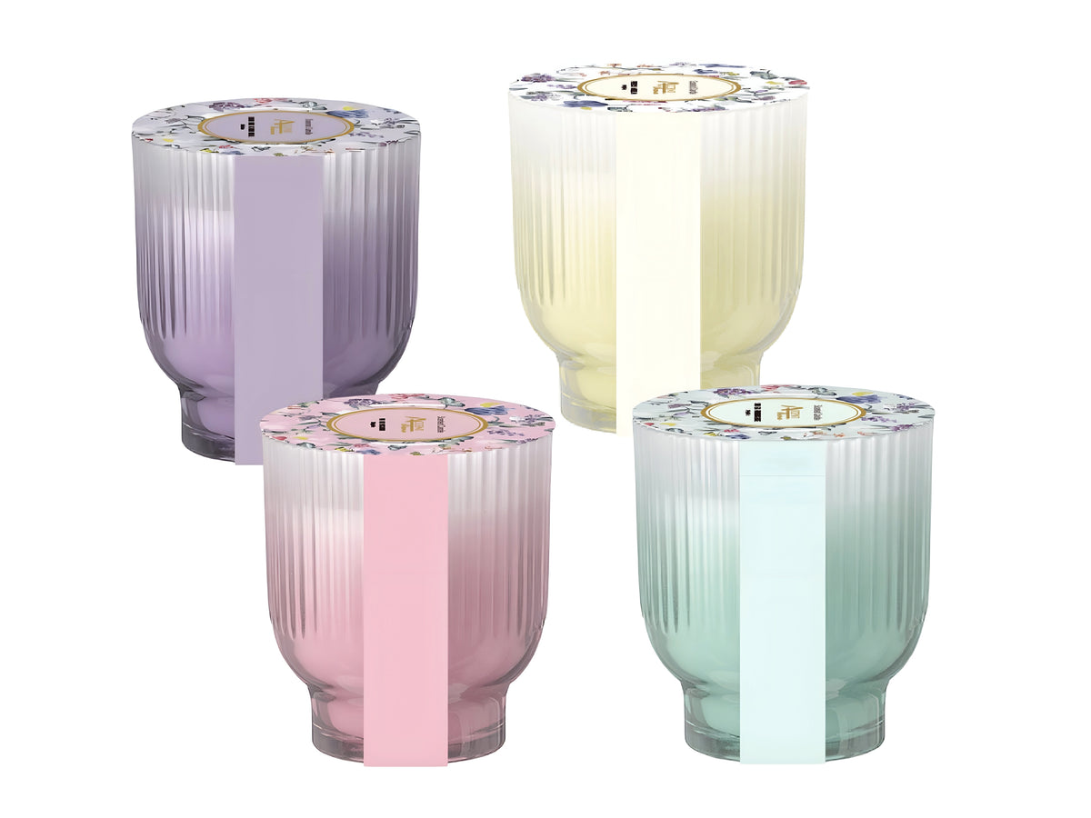bulk 12 Jardin Floral Scented Candle 270g Assort