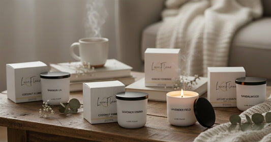 bulk 8 Luxe Fleur Scented Soy Candle in Jar 8 Fragrances