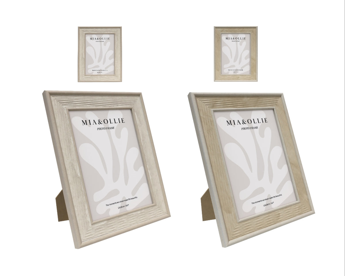 Set 2 Photo Frame Lisa '5x7in" 18cm