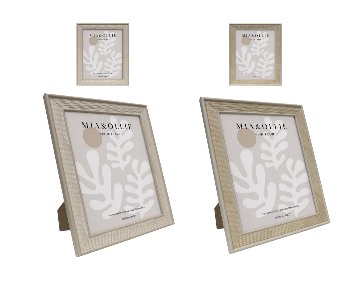 Set 2 Photo Frame Lisa '8x10in' 25cm