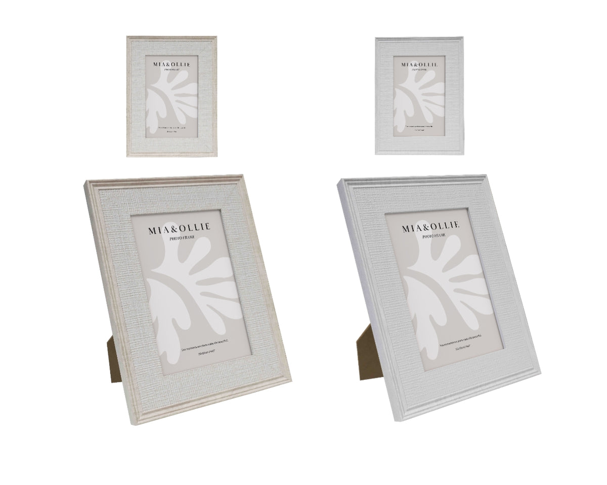 Set 2 Photo Frame Bella '4x6in' 15cm