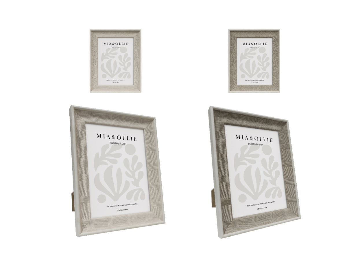 Set 2 Photo Frame Cassie '6x8in' 20cm
