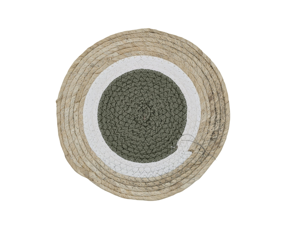 Bulk 24 Paper Rope Round Placemat 30cm