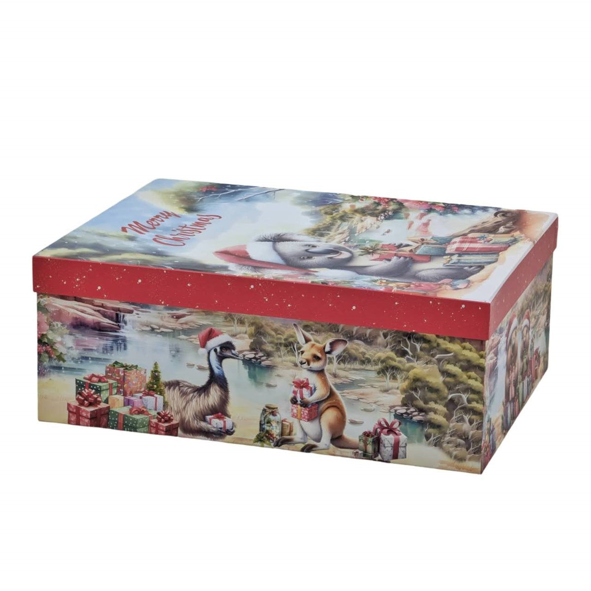 Bulk 2 Aussie Outback Xmas Gift Box Set 18 43x34x16cm