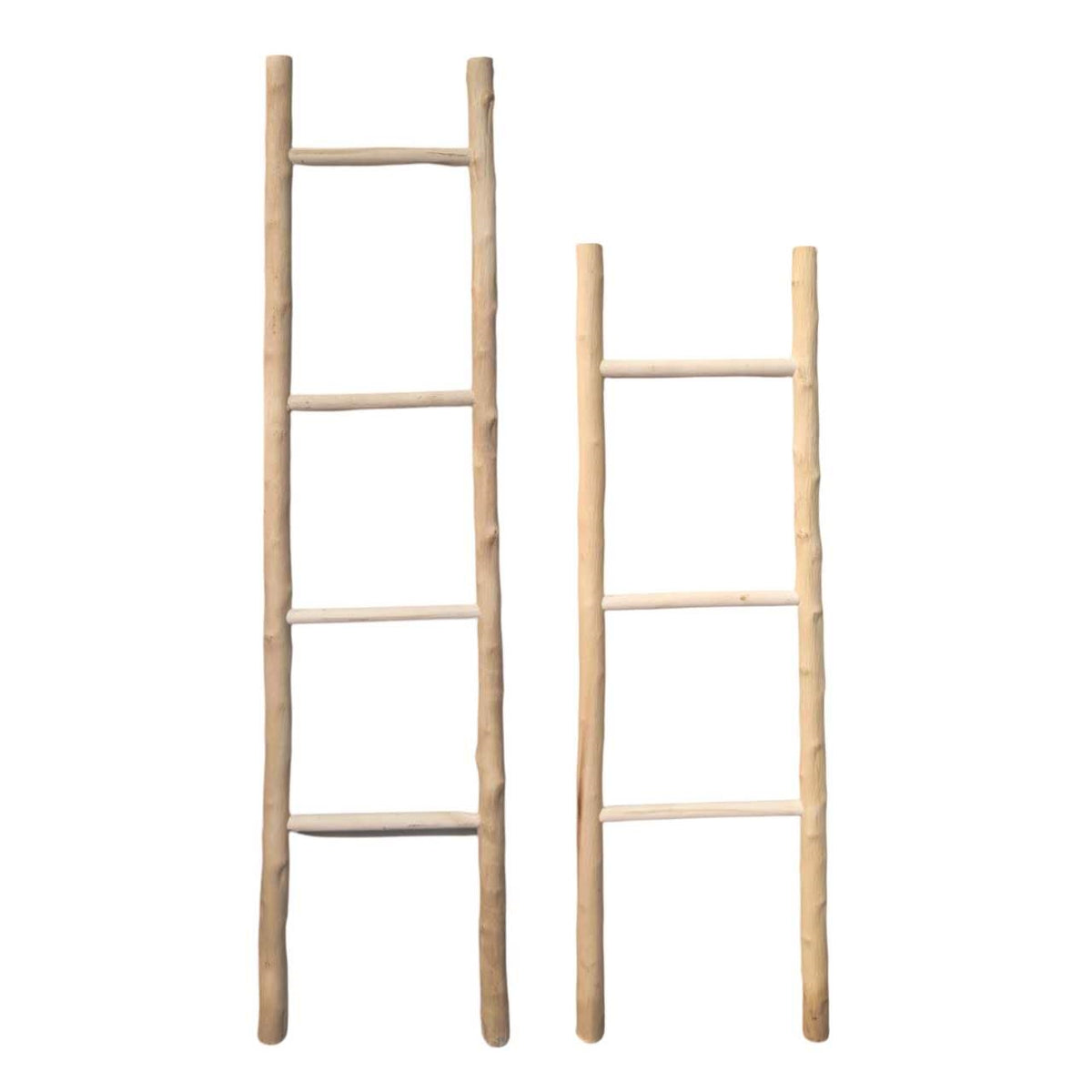 Bulk 4 Wood Decorative Ladder 38.5x120cmh