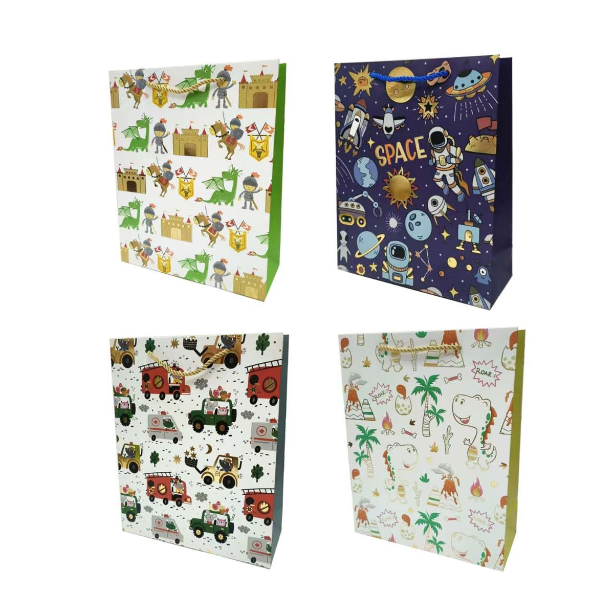 bulk 24 XPlayful Adventure Foiled Gift Bag 42cm