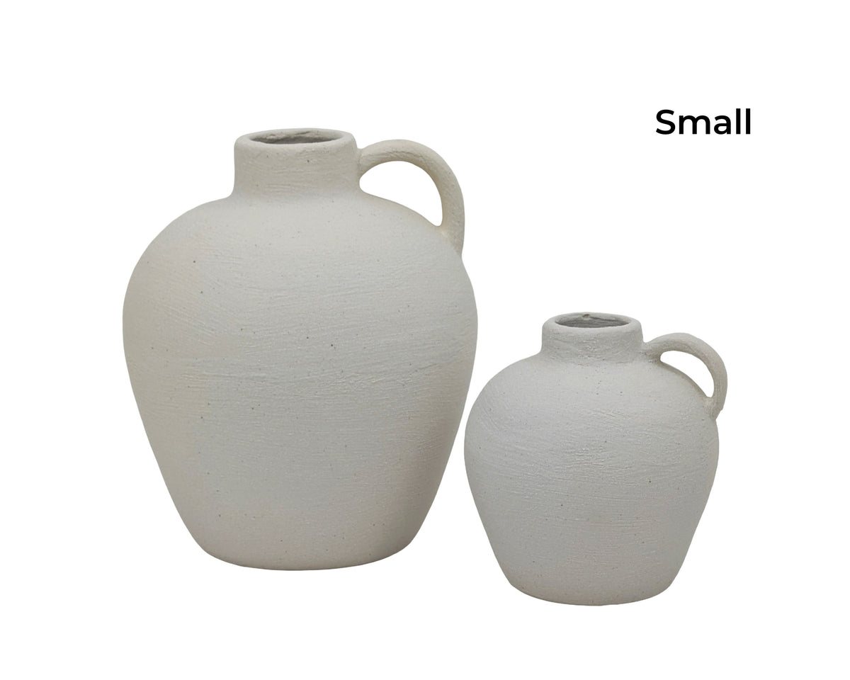 bulk 6 Minimalist Nordic Vase w/ Handle 12cm