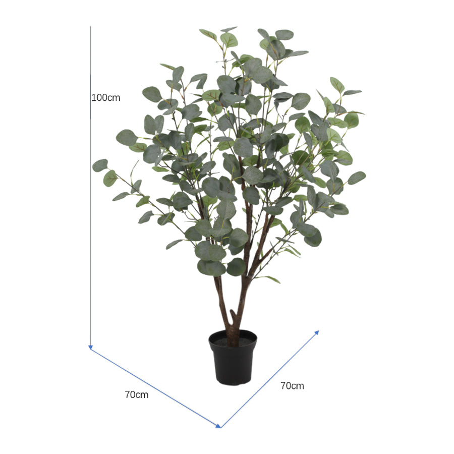 Potted Artificial Eucalyptus Gum Tree 100cm - Image 5